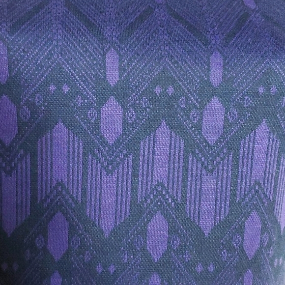 Dress - LuLaRoe Pleated Purple Amelia - Picture 5 of 12